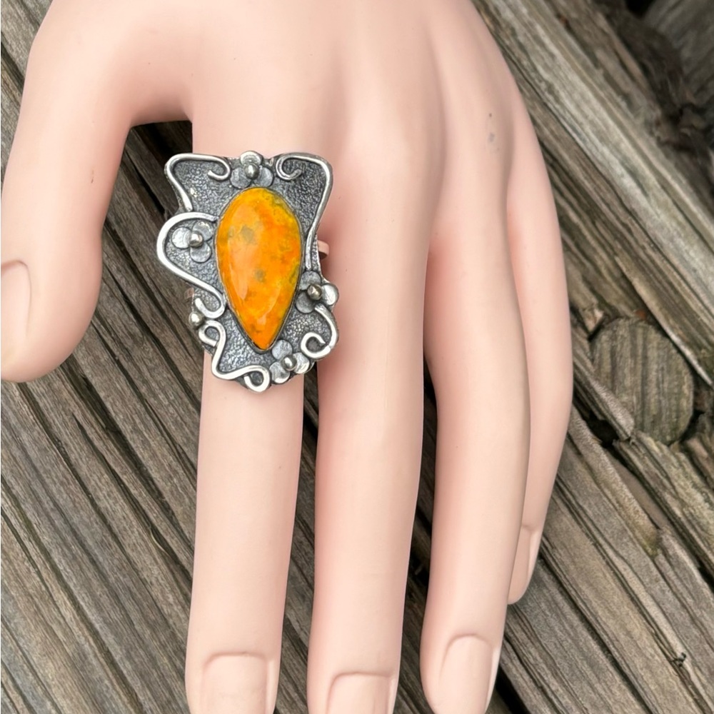 Bumblebee Jasper Ring - image 8
